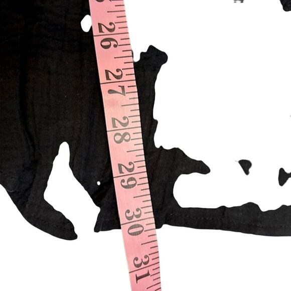 NWT Andie Resort Wear Corvo Black Gauze Swim Button Coverup Sz Medium - Picture 7 of 8